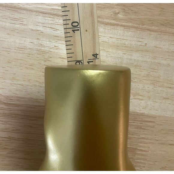 Gold Parent Child Hands Sculpture Modern Resin Art Decor 10" Family Statue - Picture 7 of 8